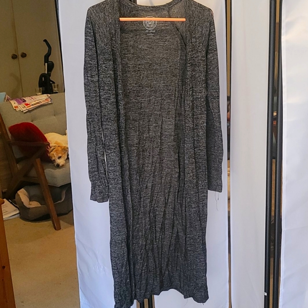 SO Heather Gray Cardigan
